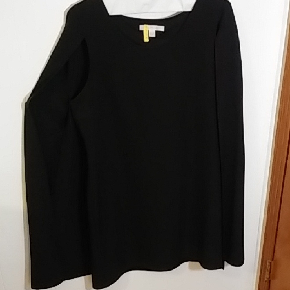 Boston Proper Caped Black Mini Dress As 18